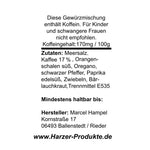 Lade das Bild in den Galerie-Viewer, kaffee meersalz paprika oregano orangenschale