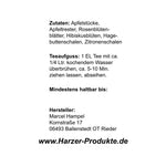 Lade das Bild in den Galerie-Viewer, harz bluemchentee fruechtetee rosen apfel