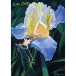 Lade das Bild in den Galerie-Viewer, schwertlillie postkarte harz hexen gruesse