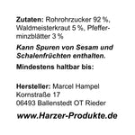 Lade das Bild in den Galerie-Viewer, rohrohrzucker waldmeisterkraut pfefferminz