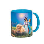 Lade das Bild in den Galerie-Viewer, loewe verschenken tasse geburtstag kaffee