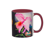 Lade das Bild in den Galerie-Viewer, kaffeetasse harz blume verschenken