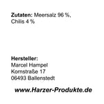 Lade das Bild in den Galerie-Viewer, Harzer Chili Salz<br>- pur -
