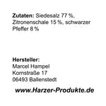 Lade das Bild in den Galerie-Viewer, Harzer Zitronen Salz<br>- mit Pfeffer -
