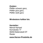 Lade das Bild in den Galerie-Viewer, Harzer Pfefferkoerner weiss gruen schwarz
