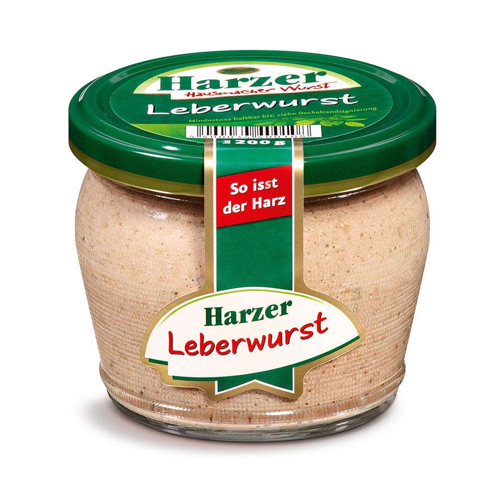 Harzer Leberwurst 200g Glas Keunecke