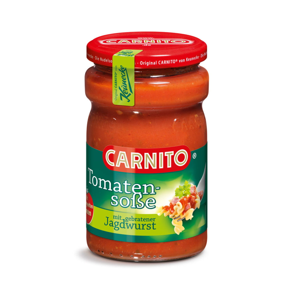 Tomatensauce mit gebratener Jagdwurst Nudelsosse Carnito