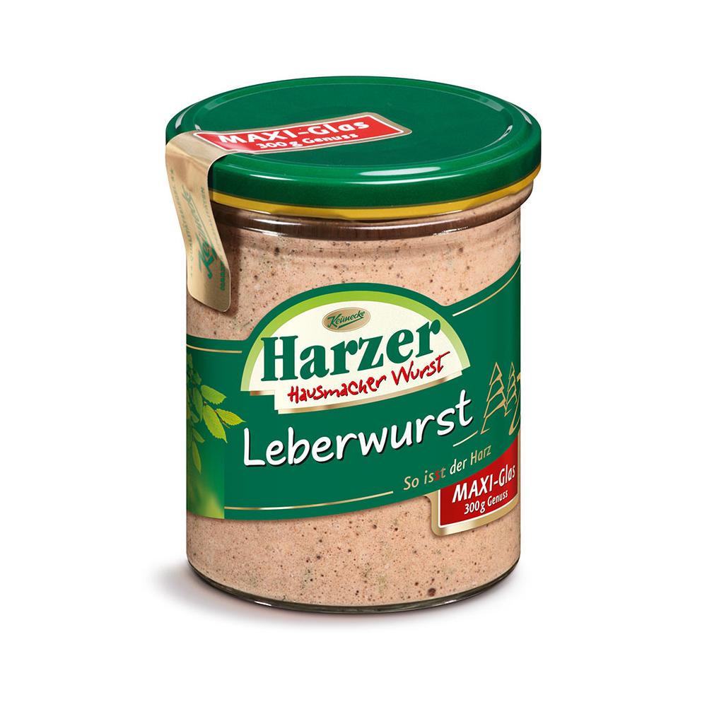 Harzer Leberwurst 300 Gramm MAXI-Glas Keunecke