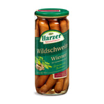Lade das Bild in den Galerie-Viewer, Harzer Wildschwein Wiener Würstchen von EWU 250 Gramm Glas 6 Stück

